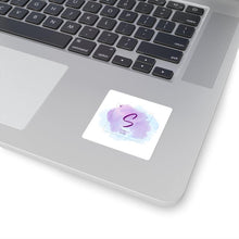 Load image into Gallery viewer, Sulfur Elemental Square Stickers - Petite Lab Creations