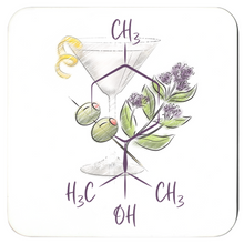 Load image into Gallery viewer, Classic Cocktails - Glass Edition | Molecular Mixology Coasters (6 pc Set)