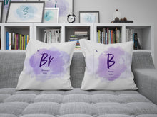 Load image into Gallery viewer, Bromine | Periodic Element Square Pillow