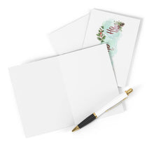 Load image into Gallery viewer, Holmium x 3 (Ho Ho Ho) - Special Edition Christmas Cards (8 pcs) - Petite Lab Creations