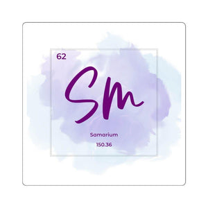 Samarium Elemental Square Stickers - Petite Lab Creations