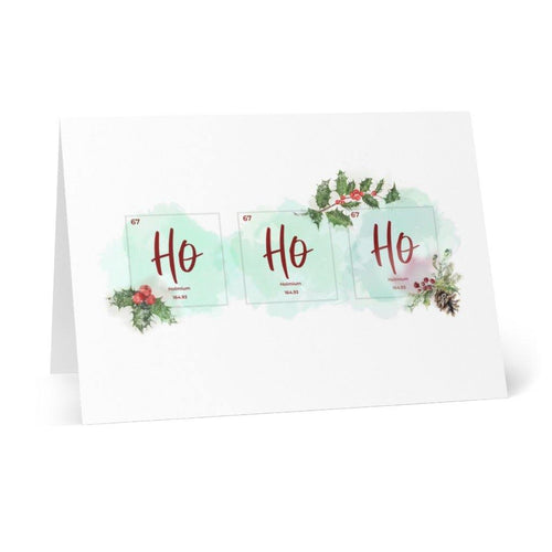 Holmium x 3 (Ho Ho Ho) - Special Edition Christmas Cards (8 pcs) - Petite Lab Creations