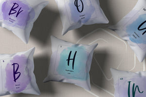 Boron Elemental Square Pillow - Petite Lab Creations