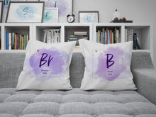 Load image into Gallery viewer, Bromine | Periodic Element Square Pillow
