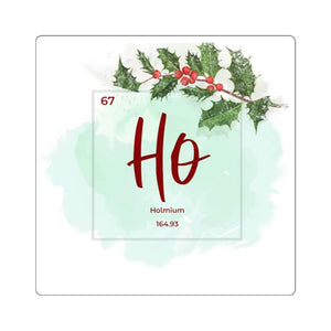 Holmium (B) - Elemental Square Stickers (Limited Edition for Christmas) - Petite Lab Creations
