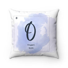 Load image into Gallery viewer, Oxygen Elemental Square Pillow - Petite Lab Creations
