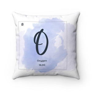 Oxygen Elemental Square Pillow - Petite Lab Creations