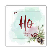Load image into Gallery viewer, Holmium (C) - Elemental Square Stickers (Limited Edition for Christmas) - Petite Lab Creations

